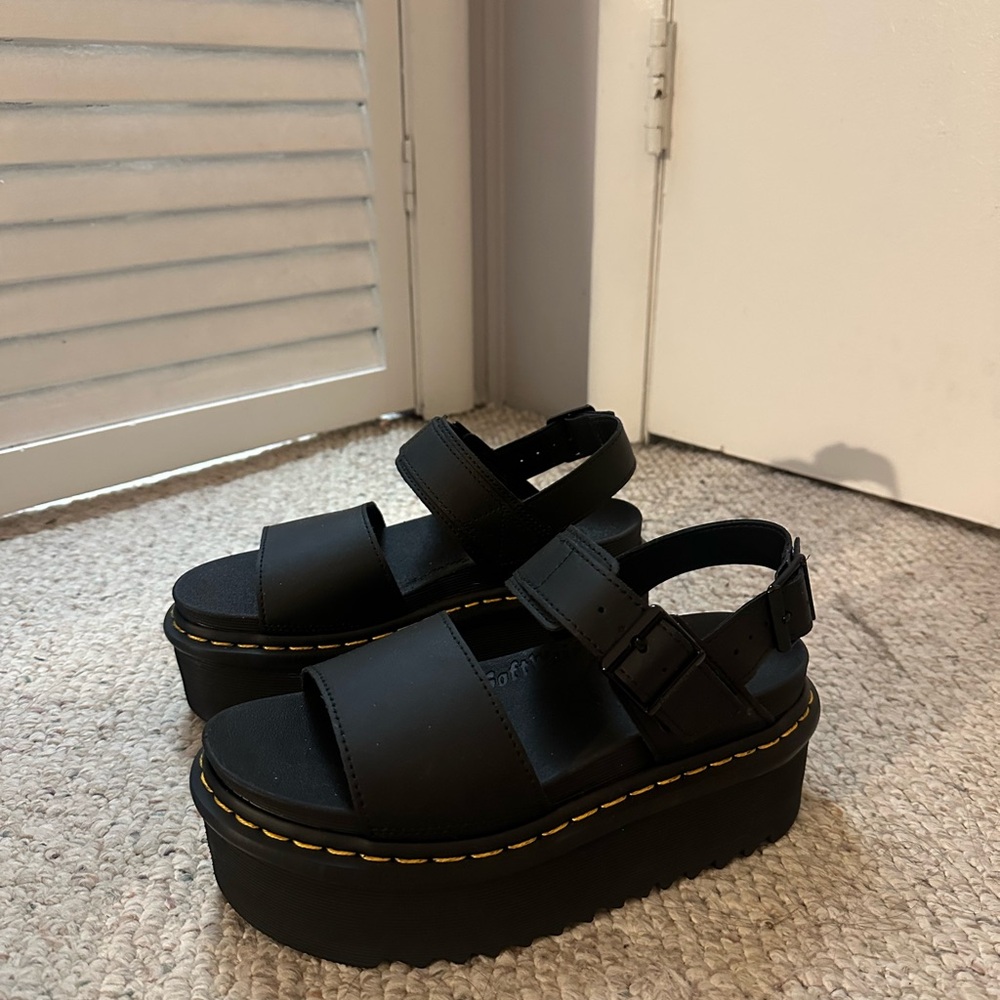 Black Platform Sandals